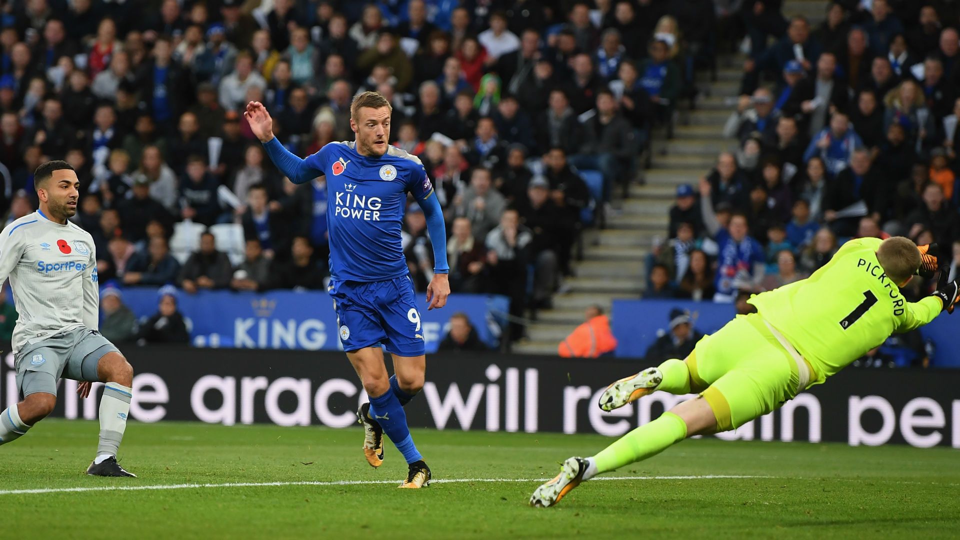 Leicester City Everton Jamie Vardy