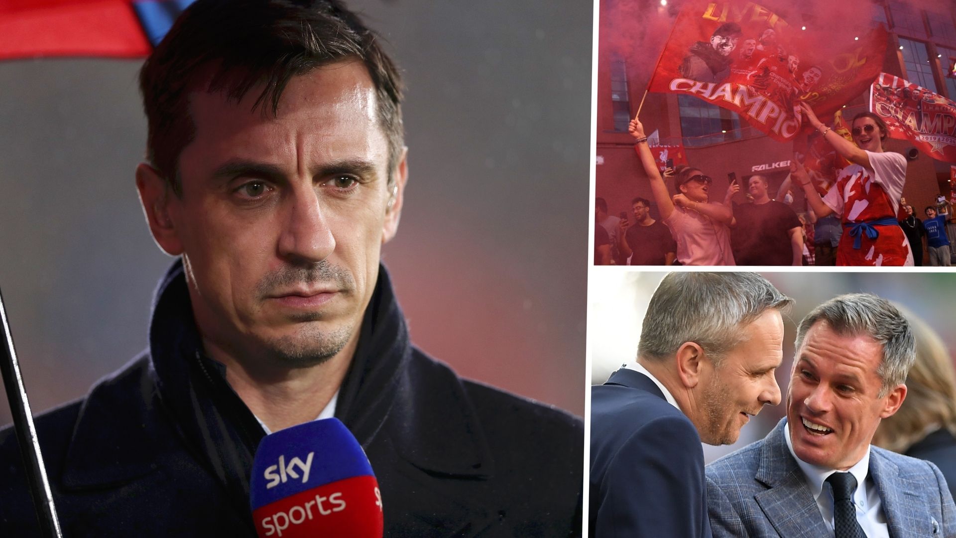Gary Neville Jamie Carragher Liverpool