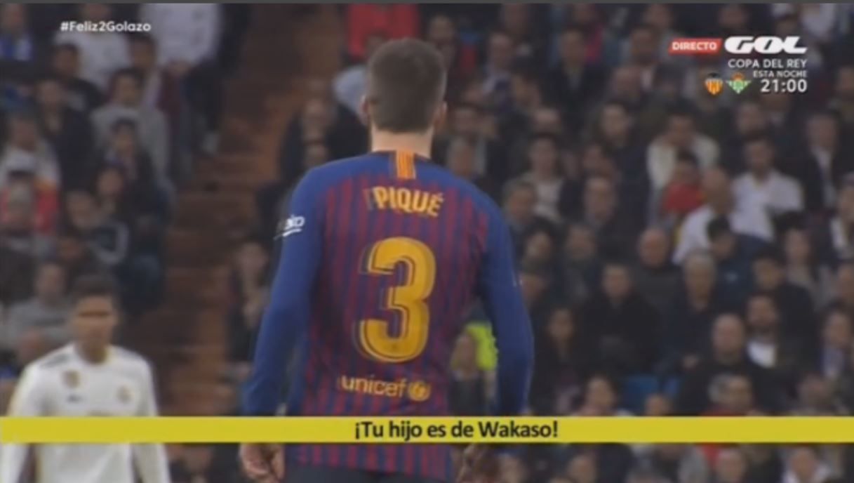 Pique en el Bernabéu