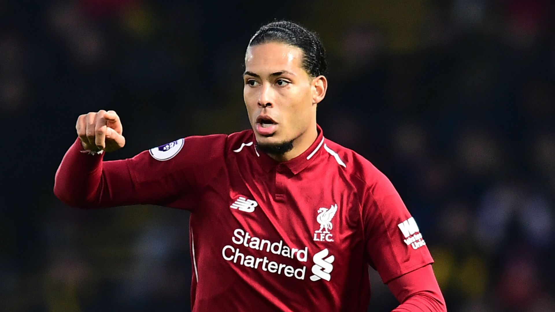 Virgil Van Dijk Liverpool Watford