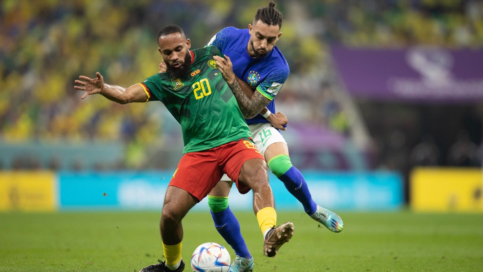 Alex Telles Brazil Camerron Camarões Brasil seleção brasileira World Cup Copa do Mundo 02 12 2022