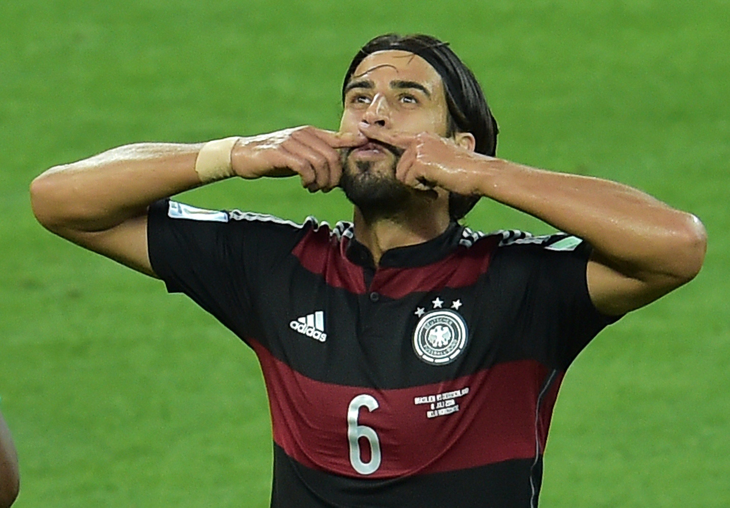 Sami Khedira Brazil Germany 2014 World Cup quarter-final 07082014