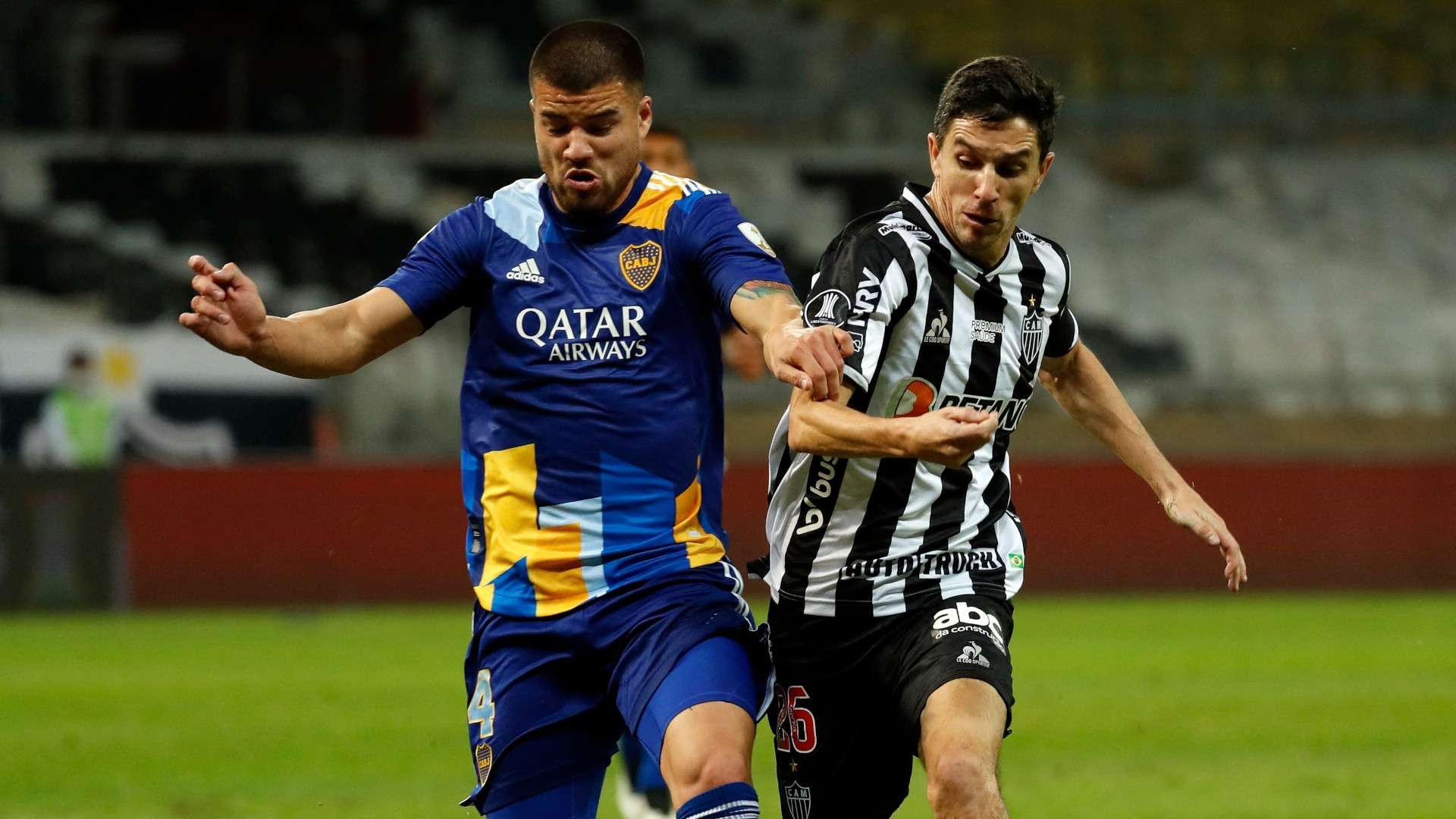 Marcelo Weignadt, Nacho Fernández em Atlético-MG x Boca Juniors, oitavas da Libertadores, 20072021