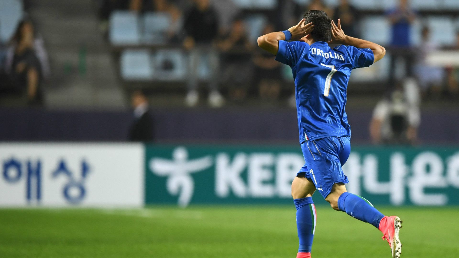 Orsolini 2 Italia-Inghilterra