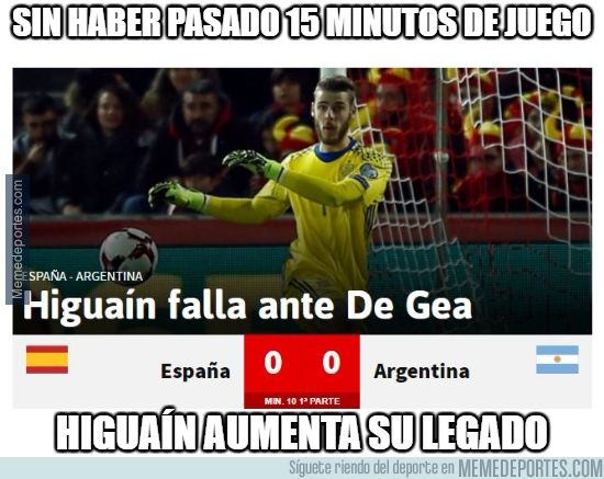 Memes España vs Argentina