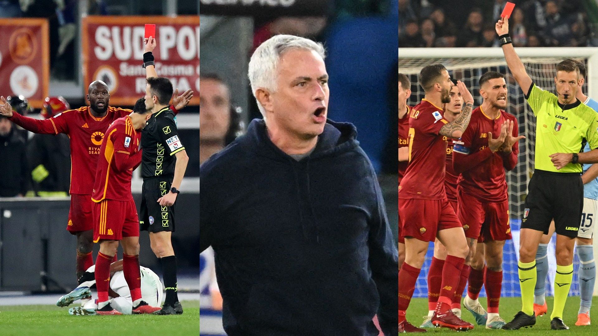 Mourinho Roma espulsion