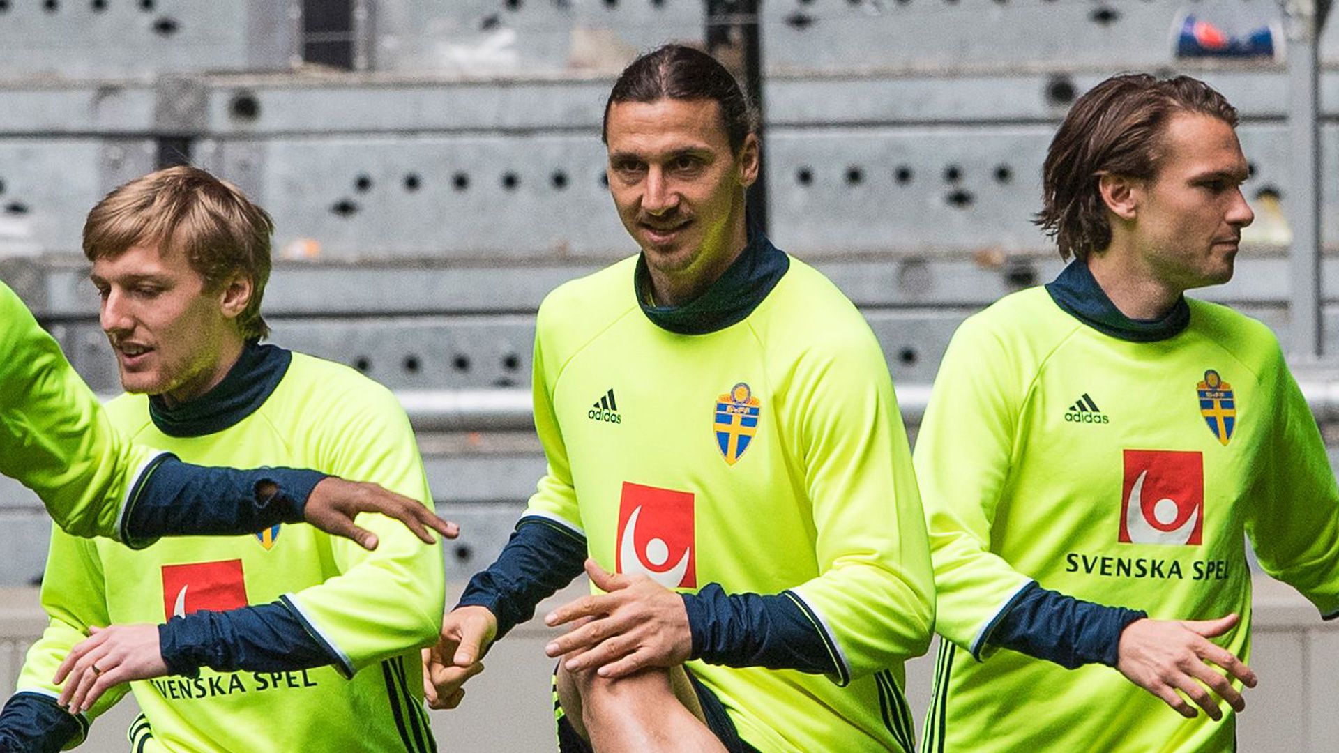 Emil Forsberg Zlatan Ibrahimoic Albin Ekdal Schweden Sweden 05282016