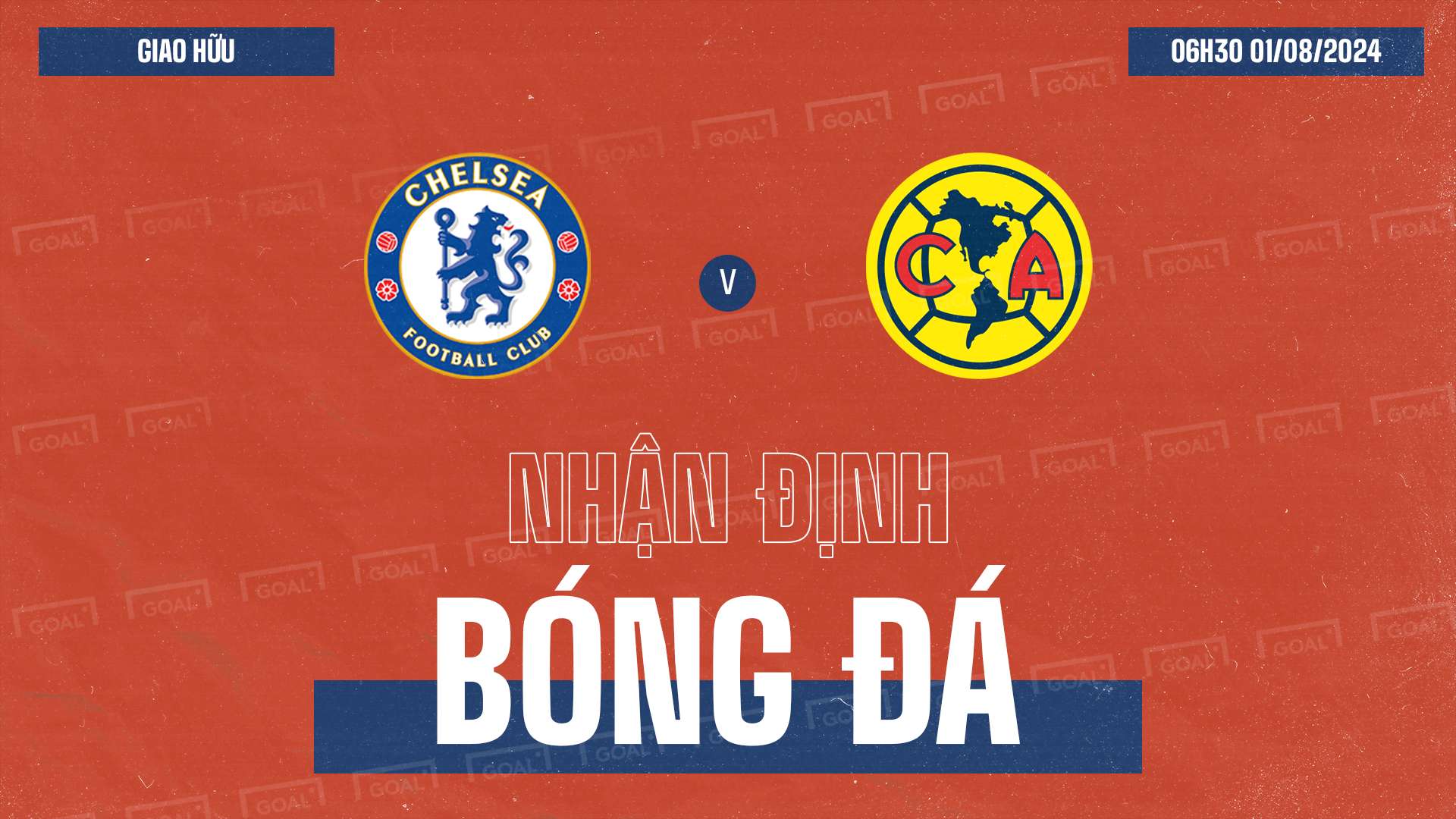 Chelsea vs Club America Club Friendlies GFX