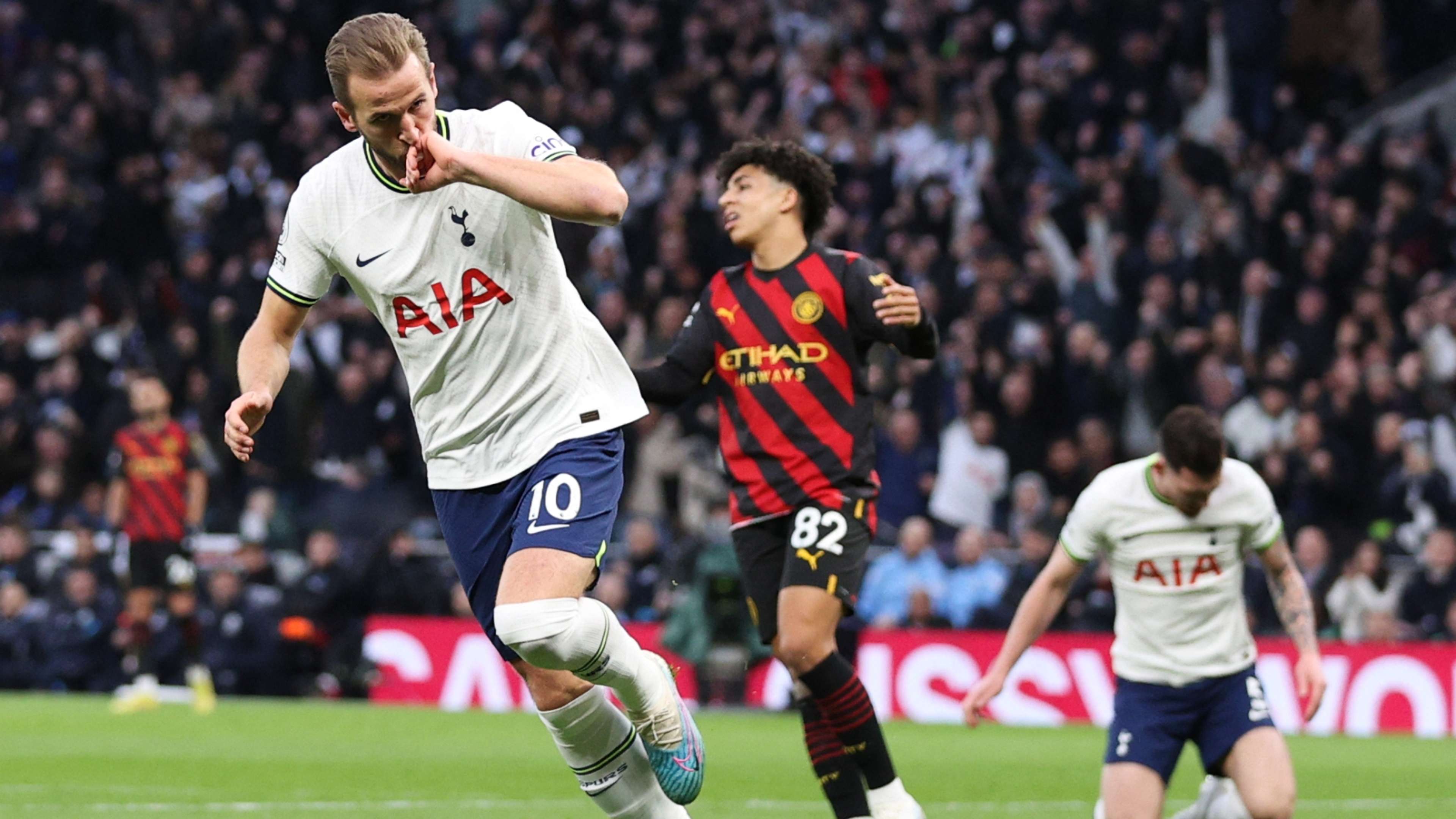 Kane Tottenham Manchester City Premier League