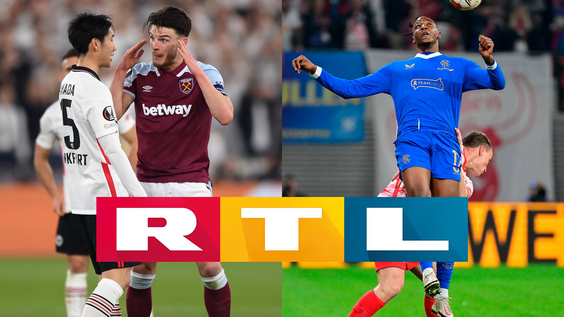 Eintracht Frankfurt West Ham United RB Leipzig Glasgow Rangers Europa League Halbfinale 2021 2022