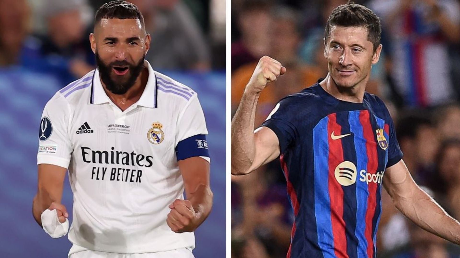 Benzema Lewandowski Madrid Barça