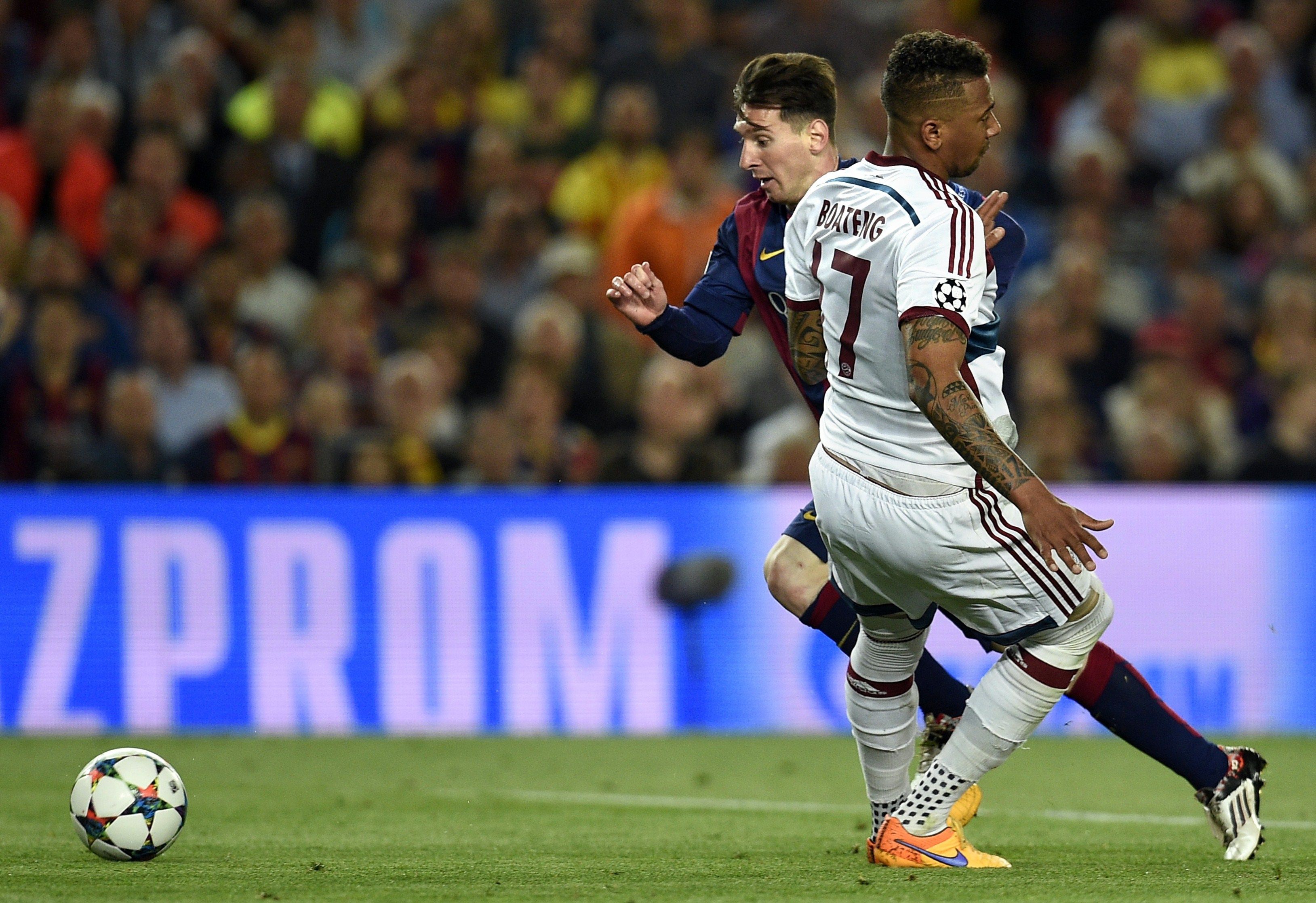 Boateng e Messi