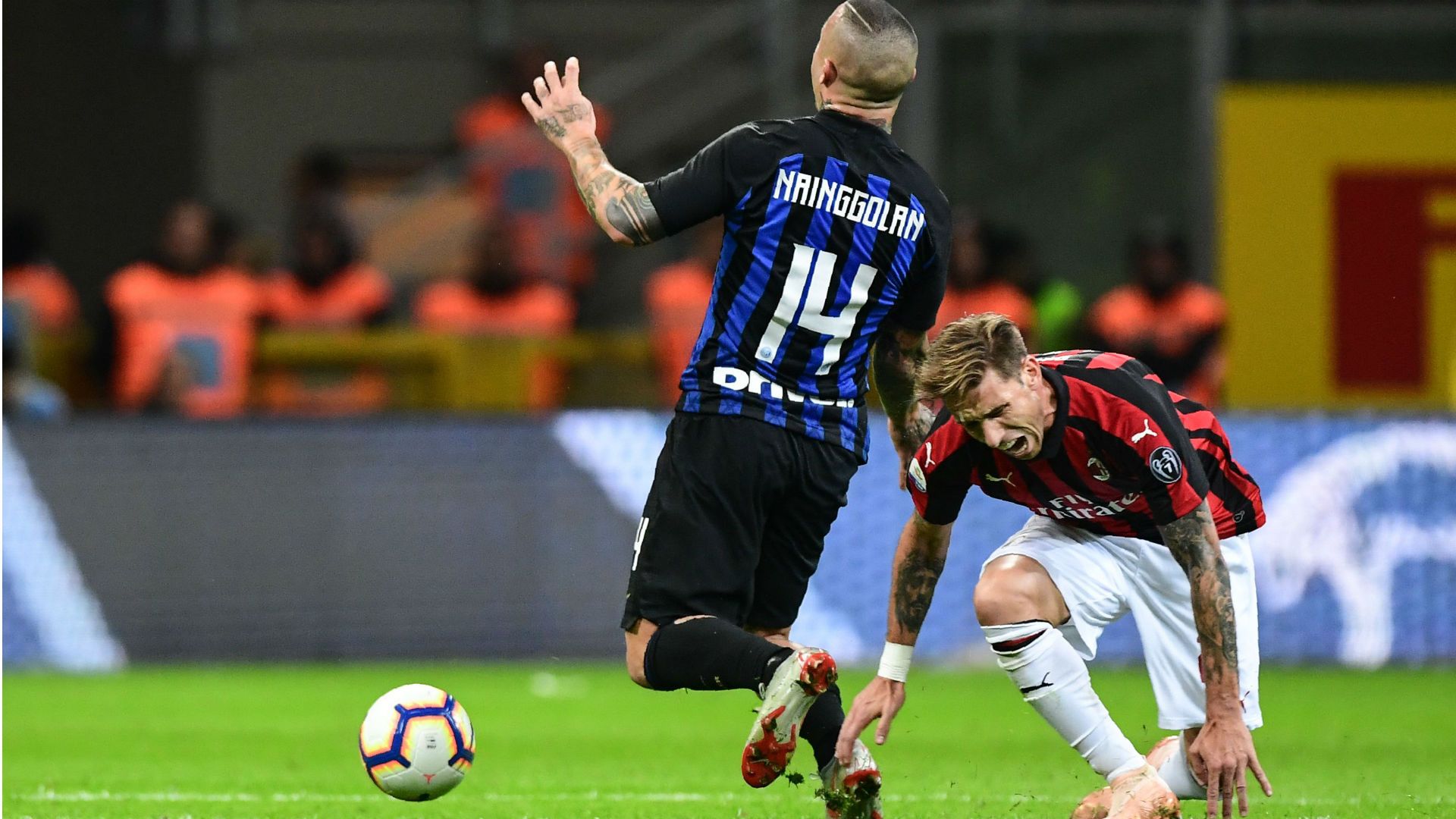 Nainggolan Biglia Inter Milan Serie A