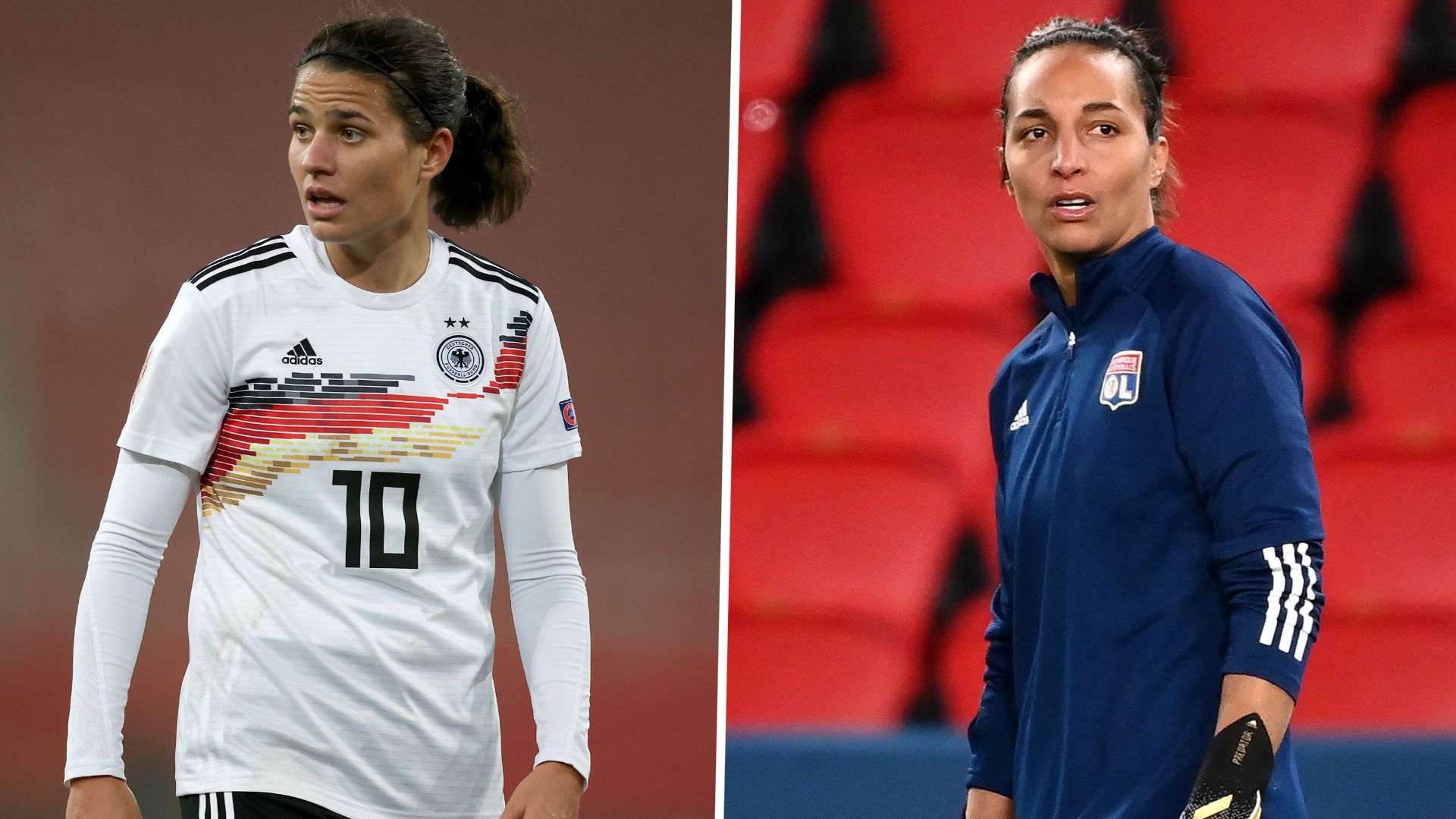 Sarah Bouhaddi Dzsenifer Marozsan GFX