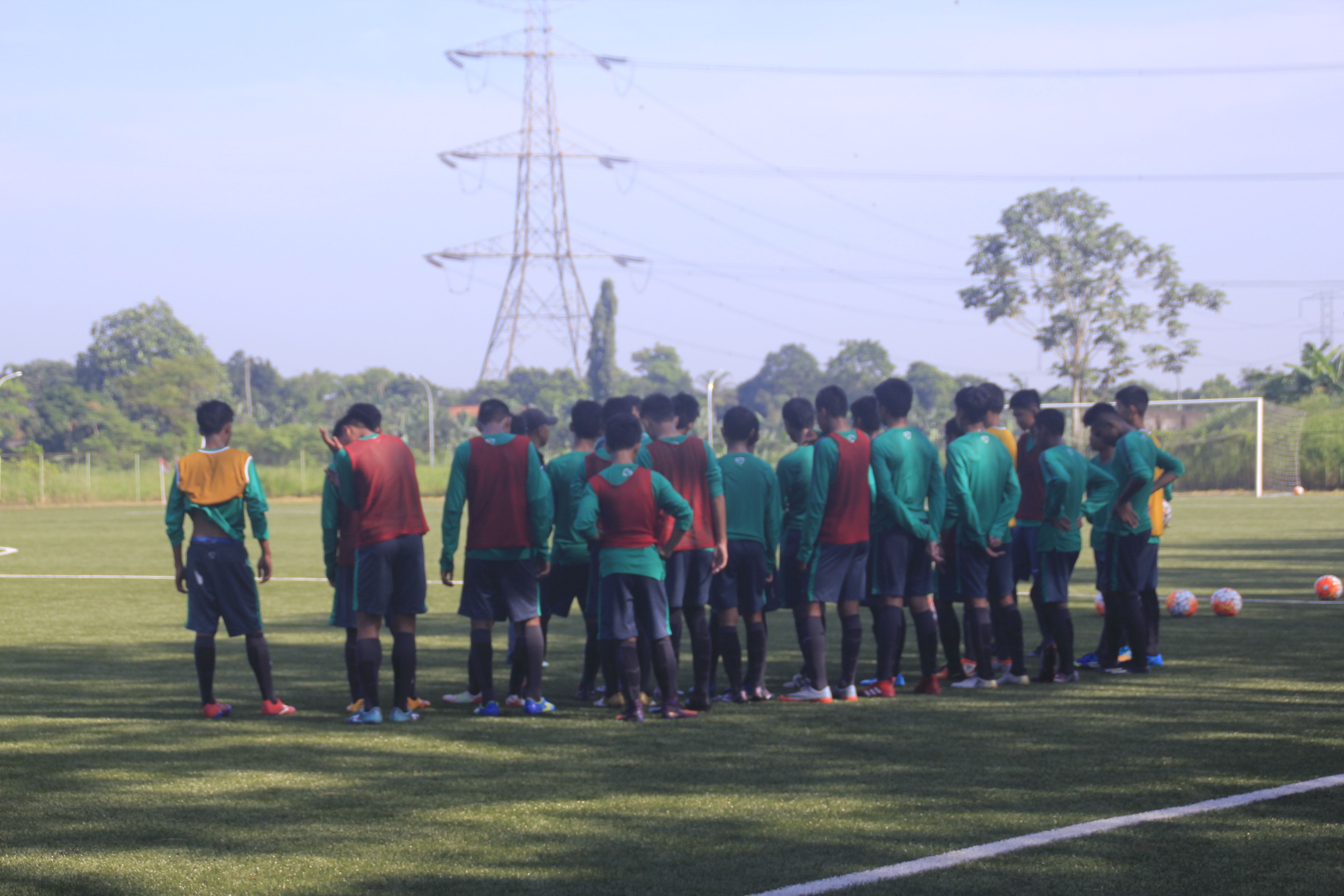 Latihan timnas Indonesia U-16
