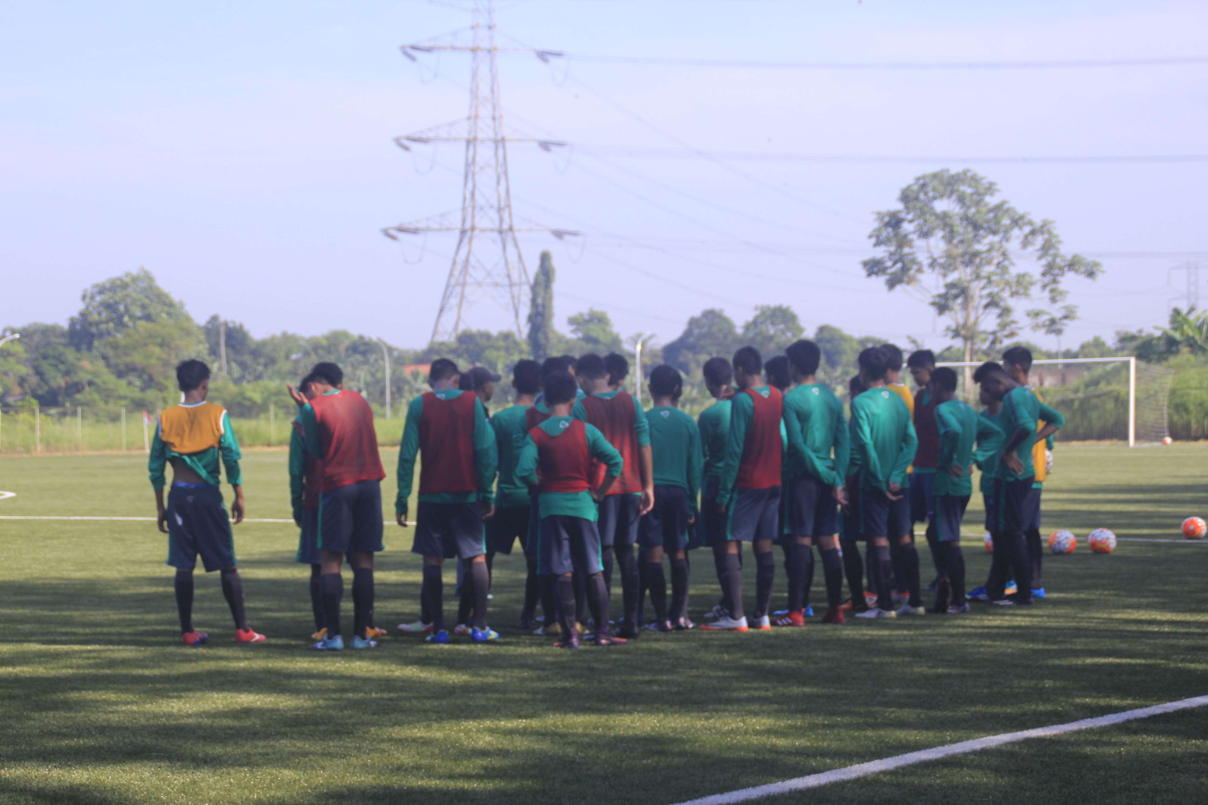Latihan timnas Indonesia U-16