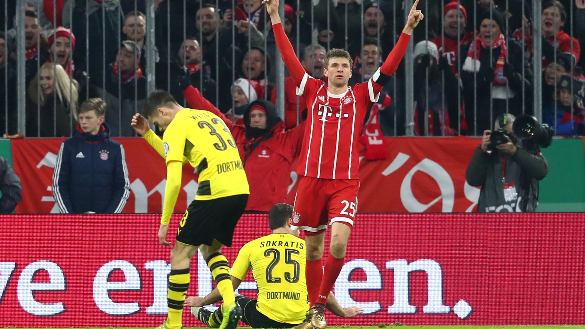 Thomas Müller FC Bayern DFB Pokal Borussia Dortmund 1217