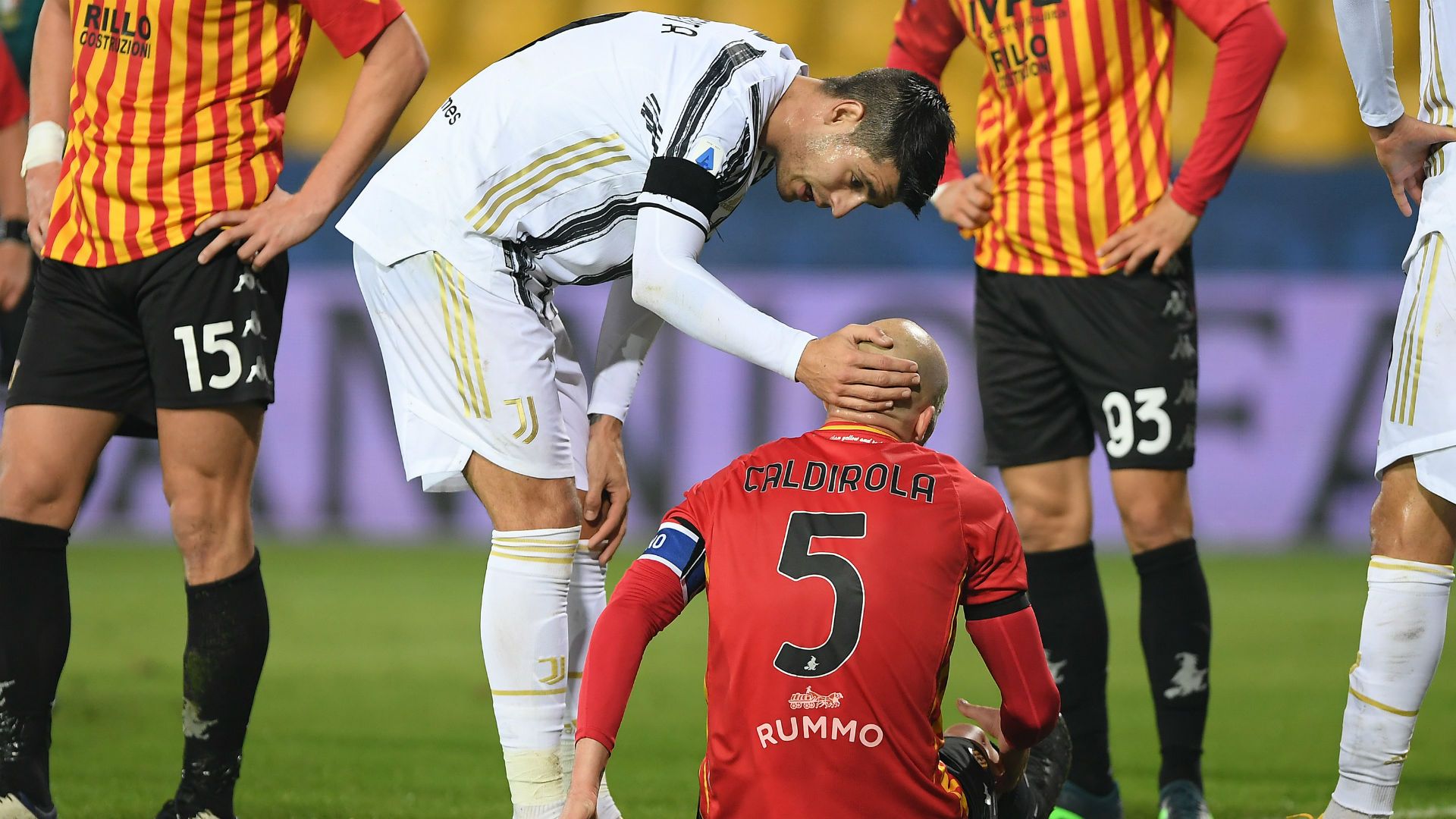 Caldirola Morata Benevento Juventus