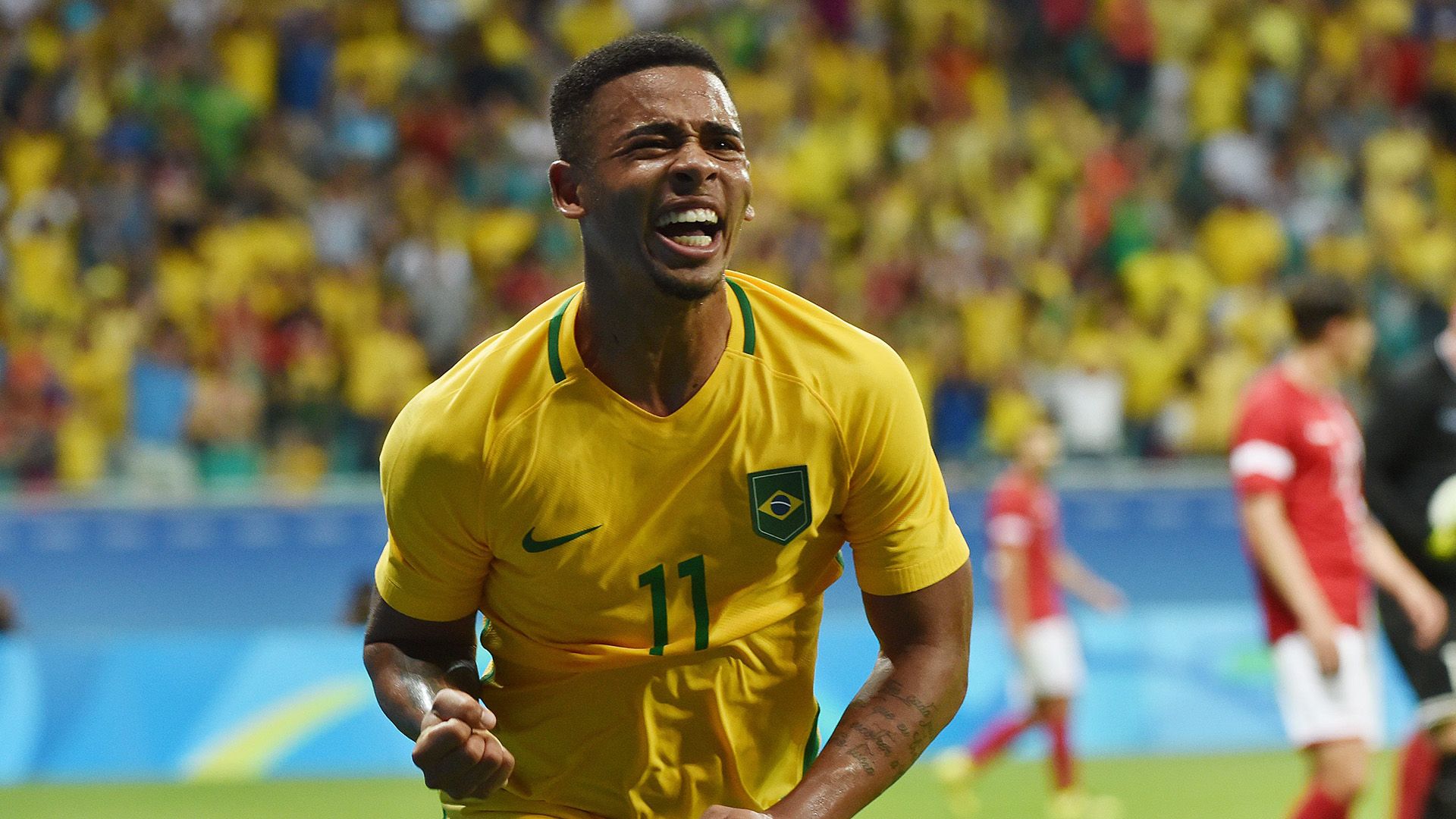 Gabriel Jesus Denmark Brazil Rio 2016 Olympics 10082016