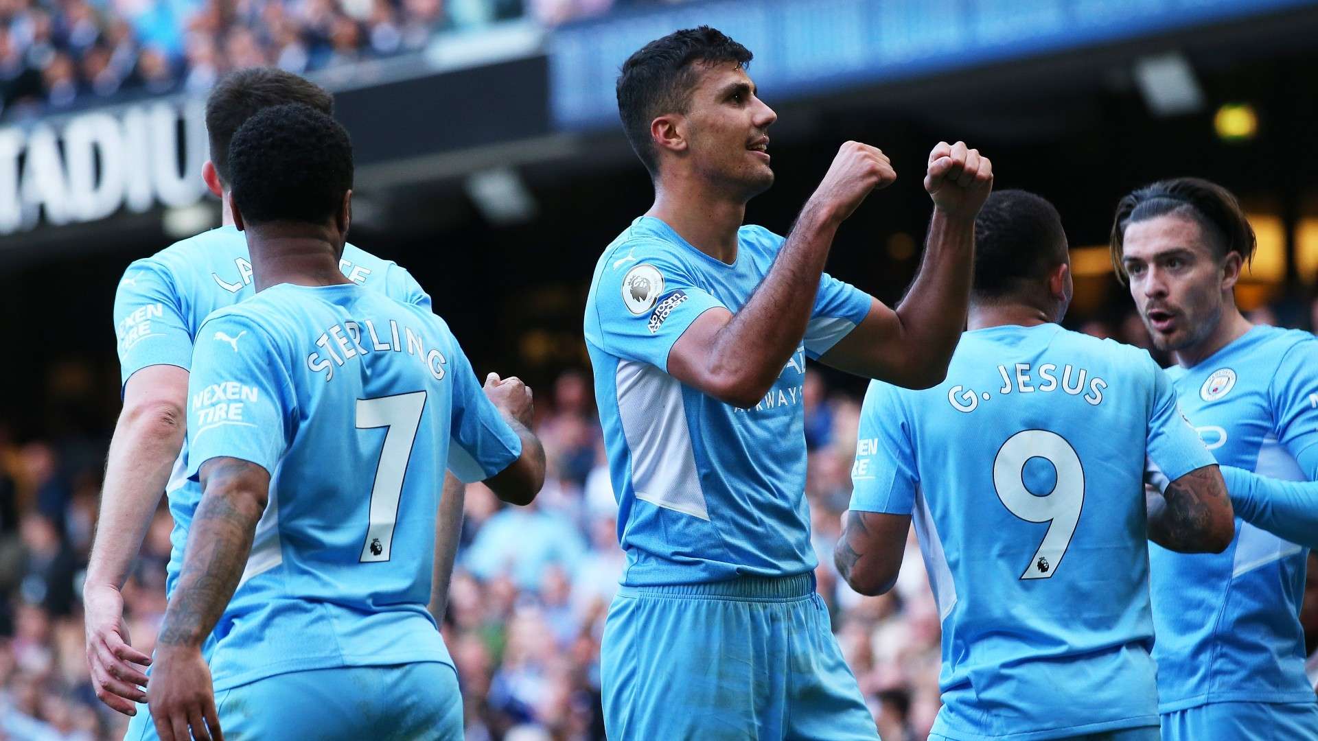 Rodri Manchester City Newcastle 2021-22