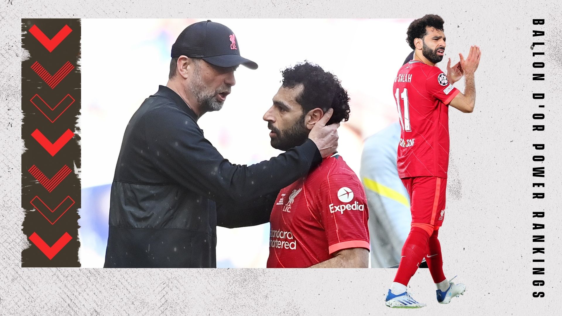 Mohamed Salah Ballon d'Or Rankings GFX