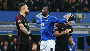 Romelu Lukaku Everton Manchester City Premier League