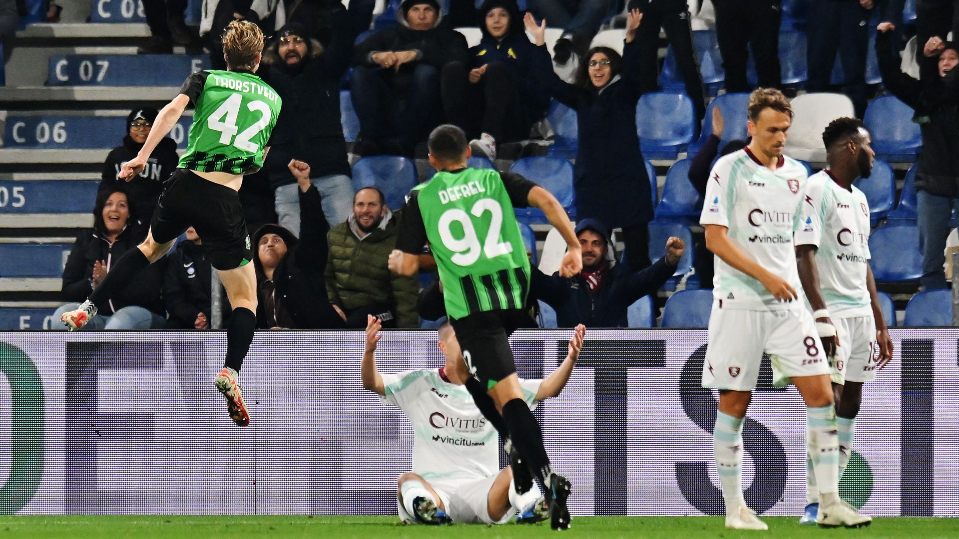 Kristian Thorstvedt Sassuolo Salernitana Serie A