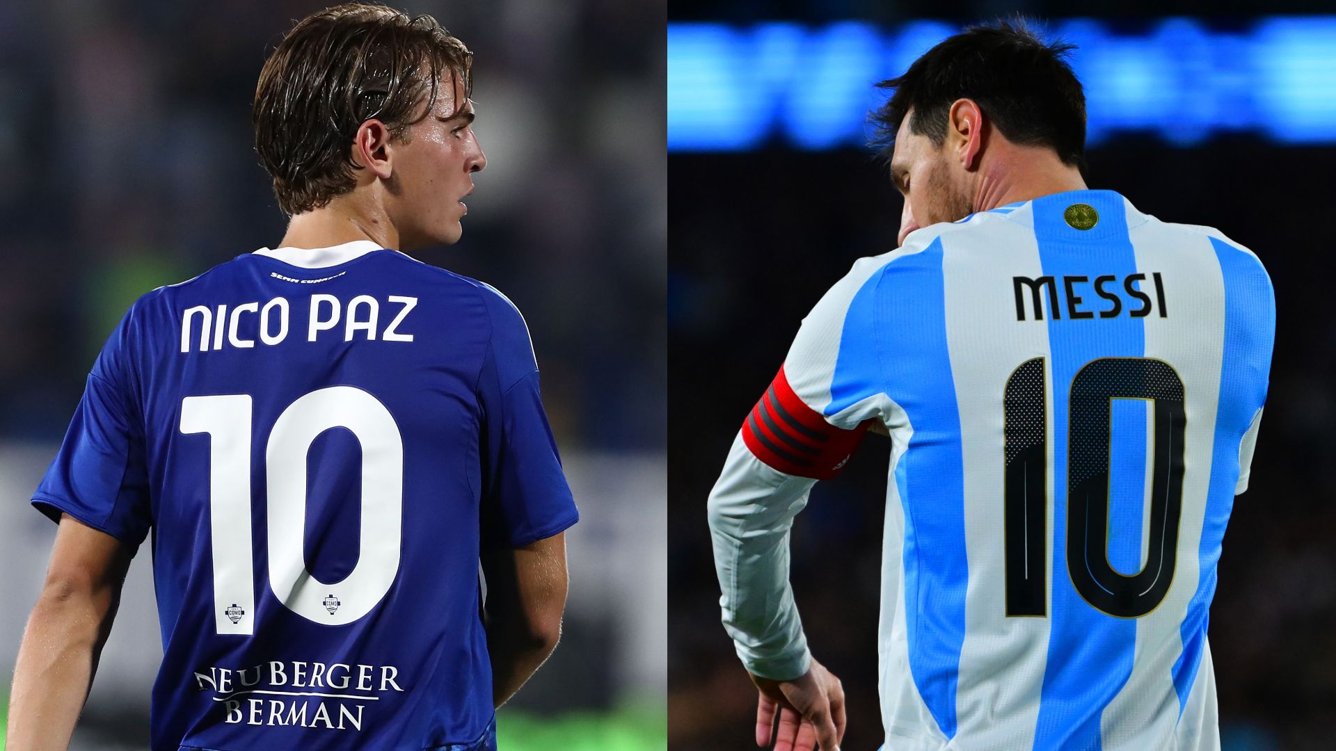 Nico Paz Lionel Messi 2025