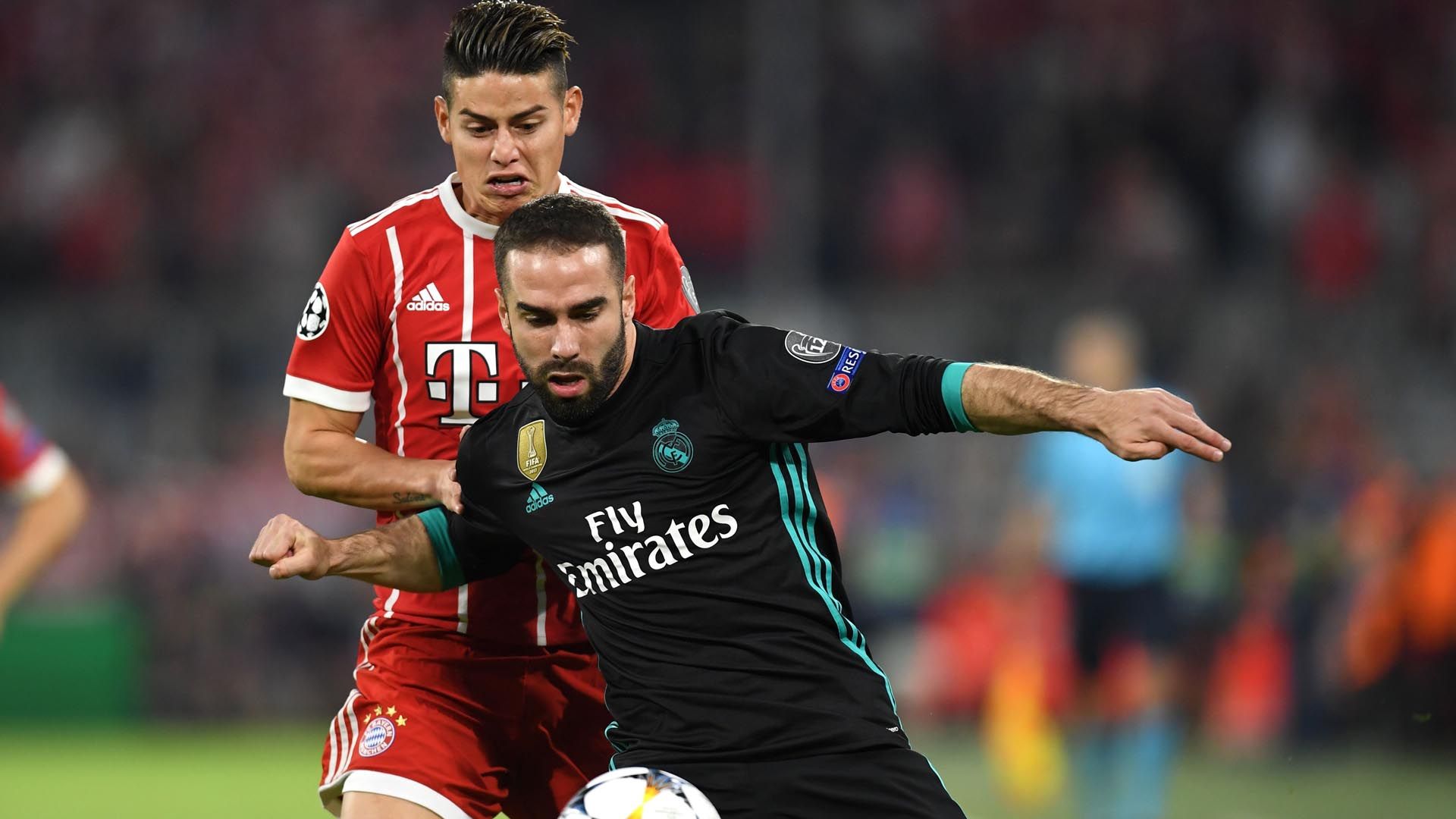 Bayern Munich Real Madrid James Carvajal Champions League 250418