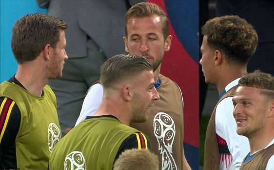 Tottenham Players England vs Belgium