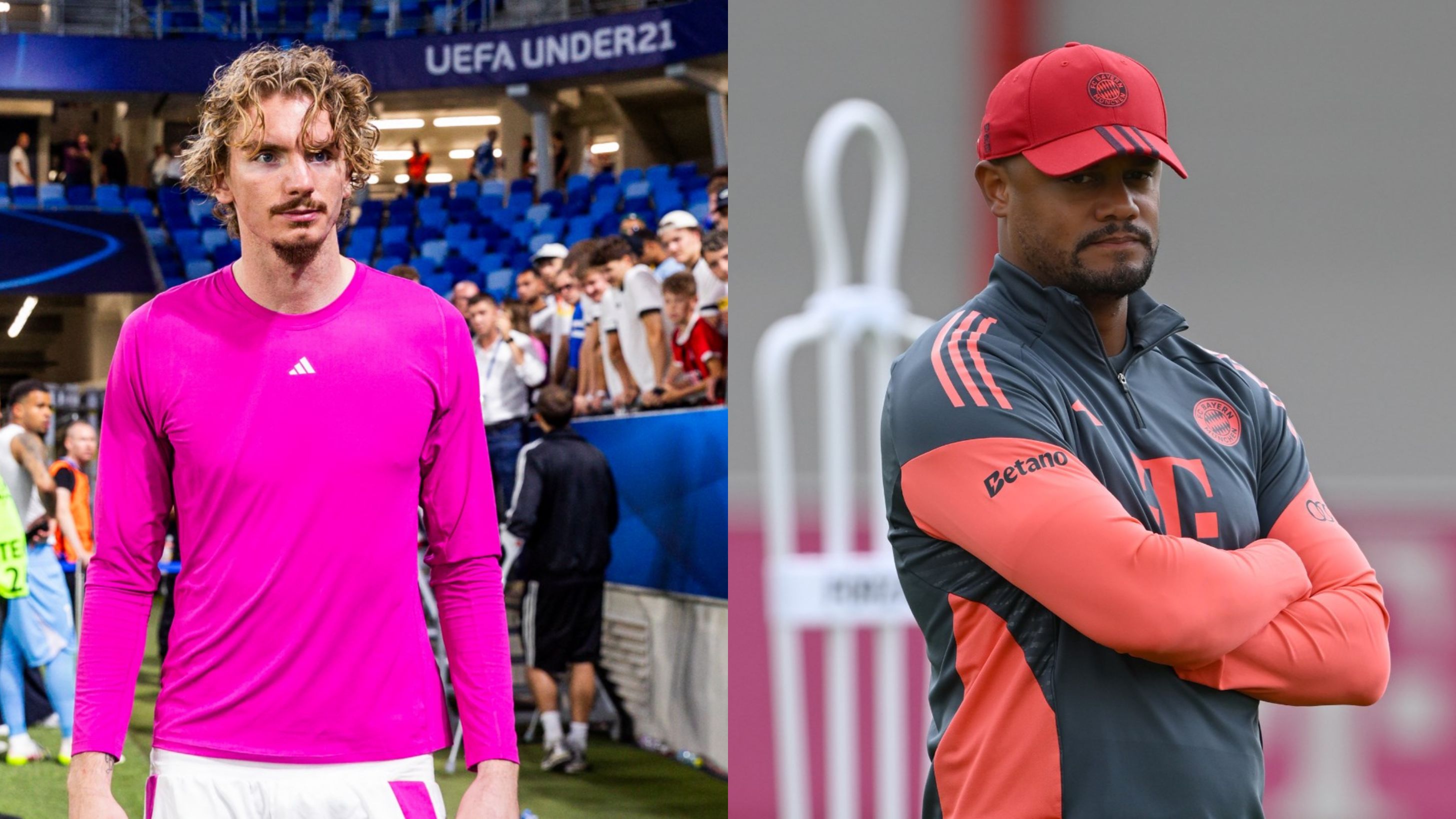 Nick Woltemade and Vincent Kompany