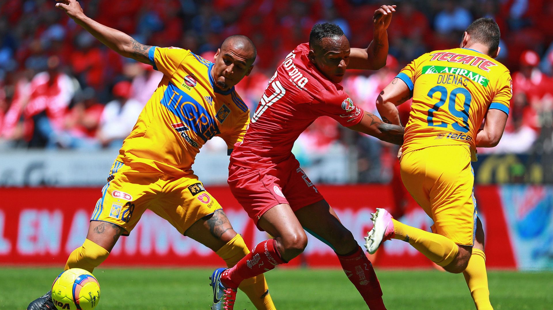 Luis Quinones Toluca Luis Rodriguez Jesus Duenas Tigres