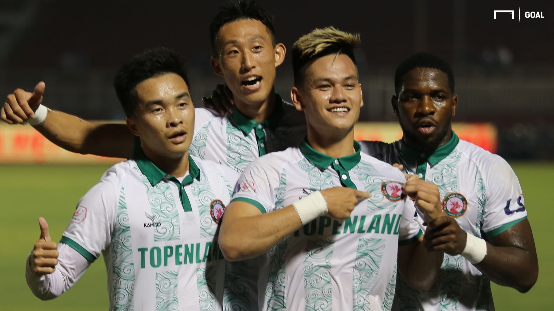 Ho Tan Tai Ahn Byung-keon Rimario Tran Dinh Kha  Binh Dinh FC vs HCMC FC TP.HCM Ho Chi Minh CIty 2021 V.League 02042021