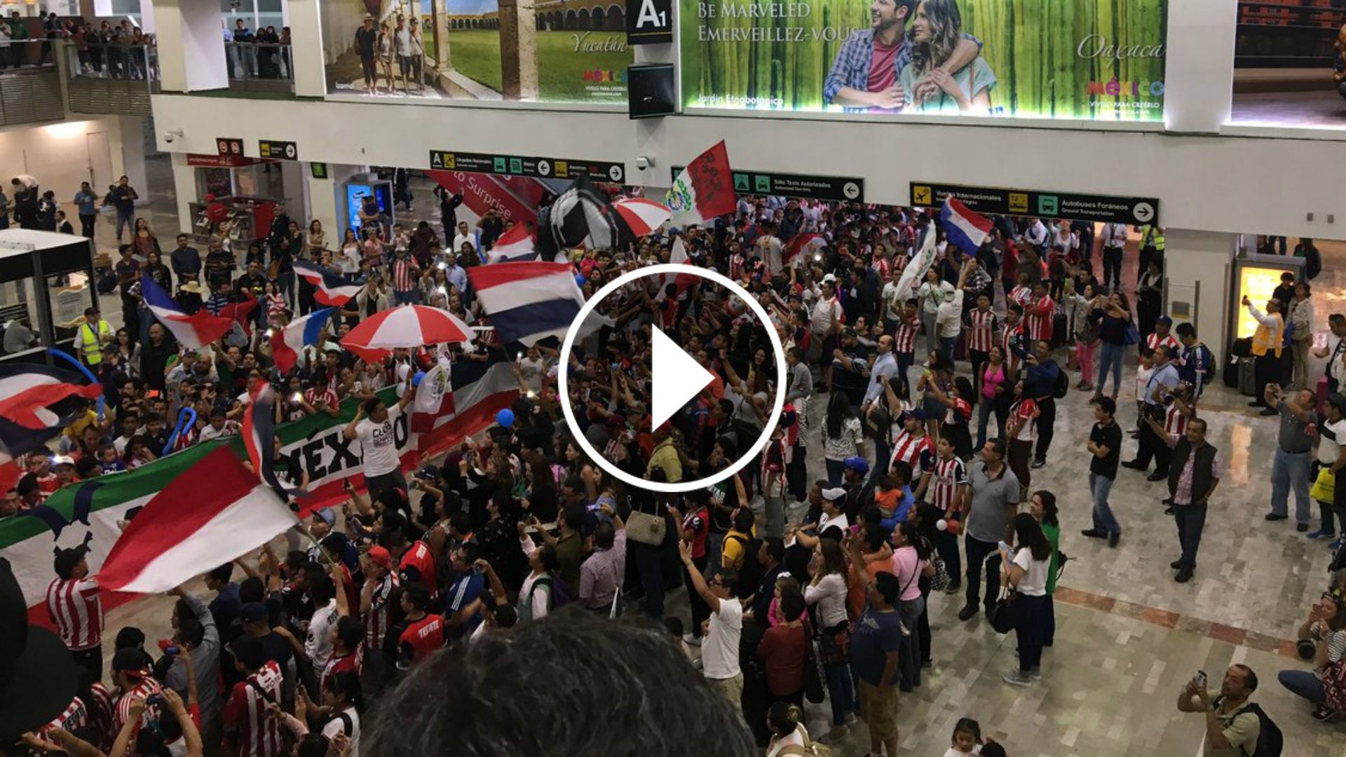 Chivas recibimiento