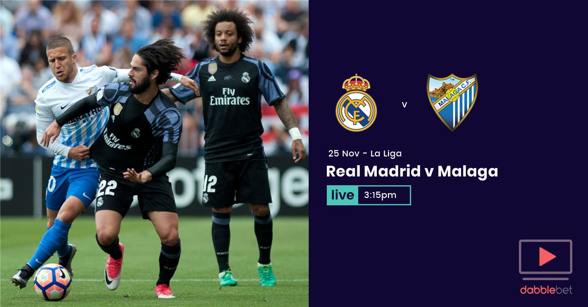 Real Madrid Malaga graphic