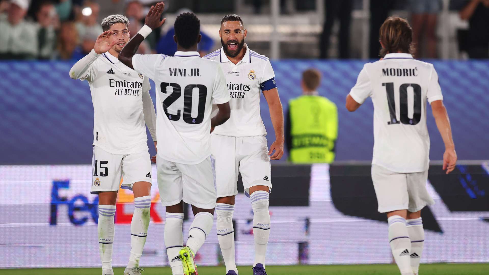 Benzema Real Madrid Eintracht Supercup 2022