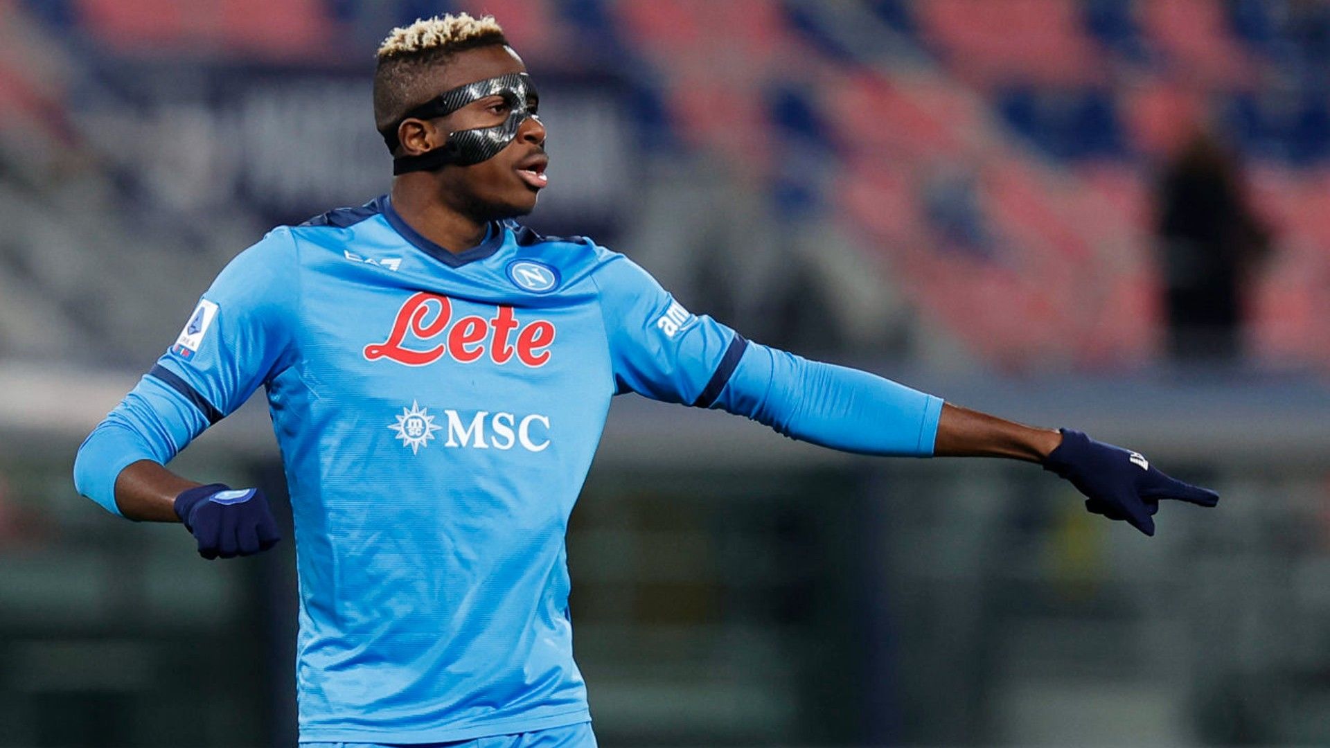 Napoli and Nigeria striker Victor Osimhen.