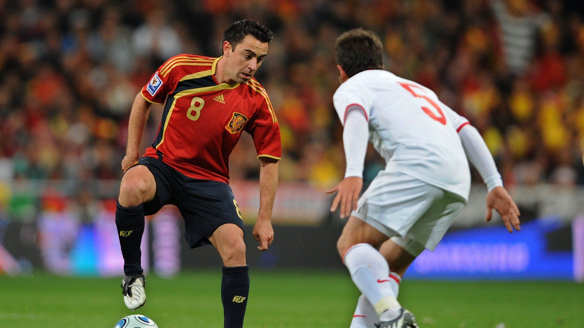 turkey spain xavi hernandez emre belezoglu 03282009