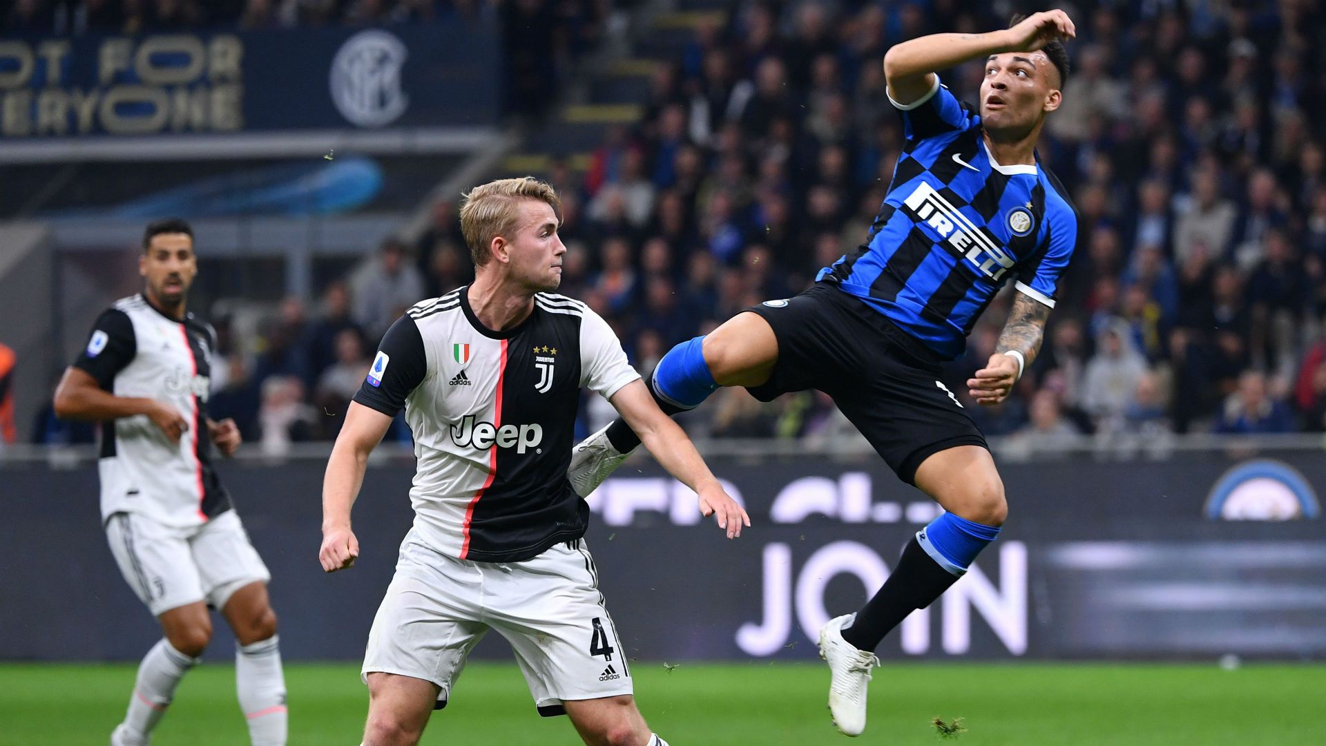 De Ligt Lautaro Martinez Inter Juventus