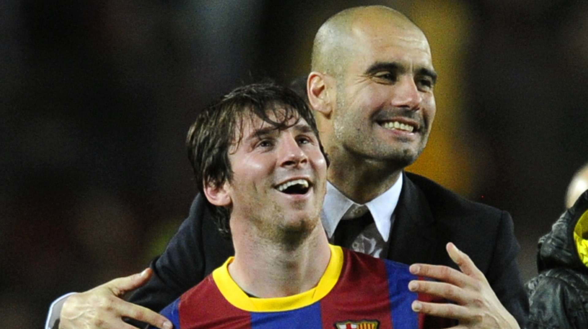 Lionel Messi Pep Guardiola Barcelona 2010-11