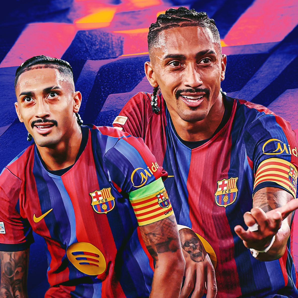 Relentless Raphinha channelling R9 at Barcelona after centre-forward ...