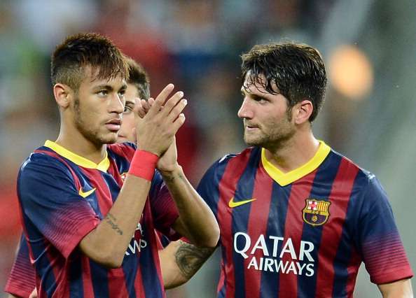 Neymar y Carles Planas, Barcelona