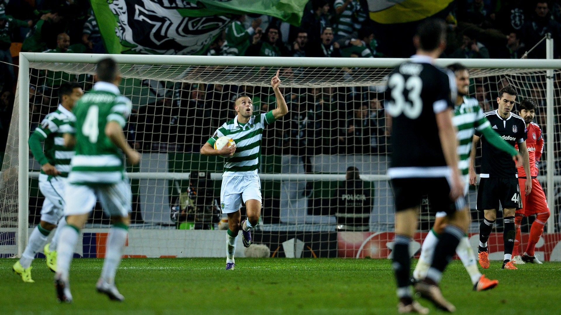 Islam Slimani Sporting UEL 2016