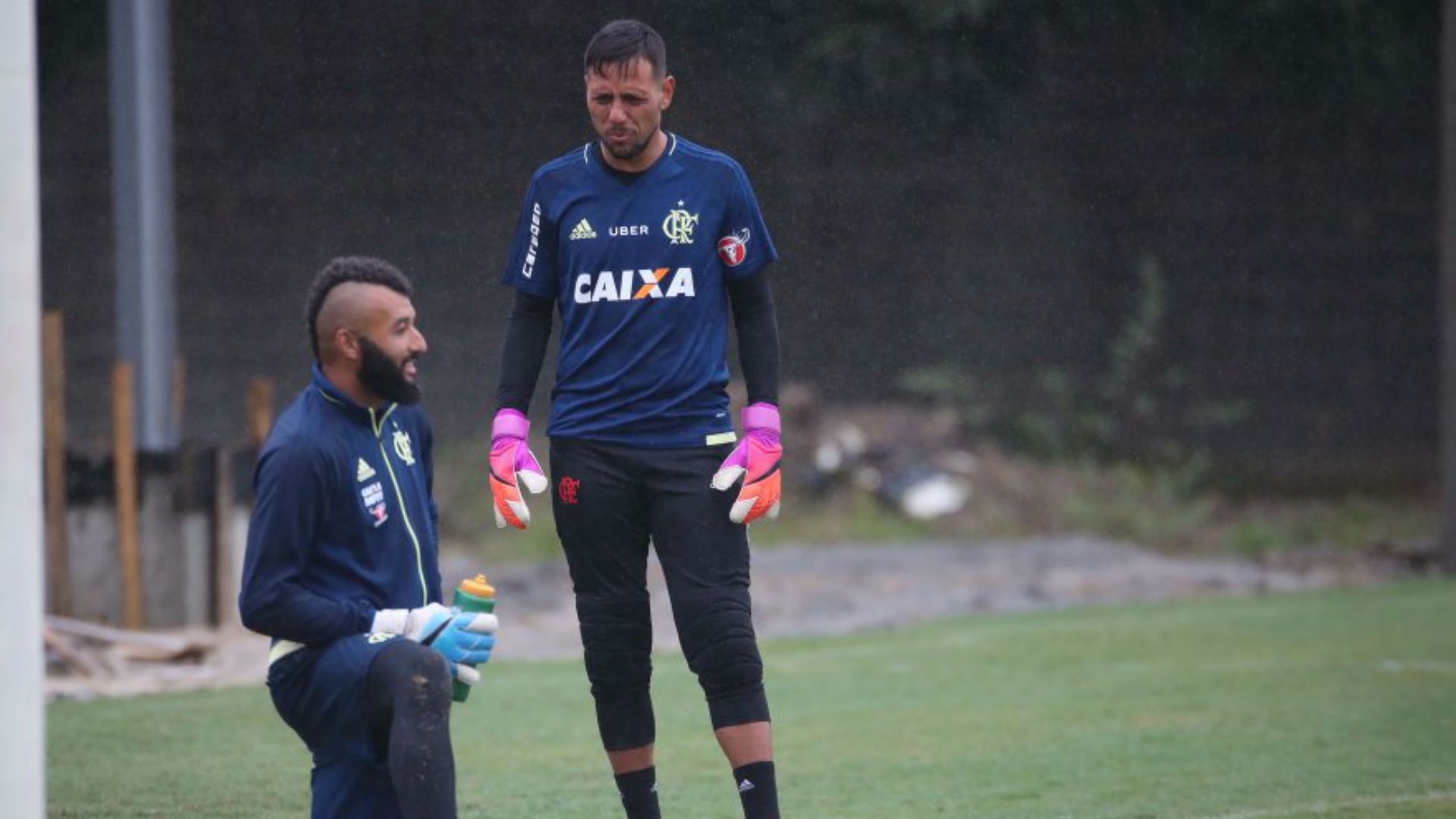 Diego Alves Muralha Flamengo treino 18 07 2017