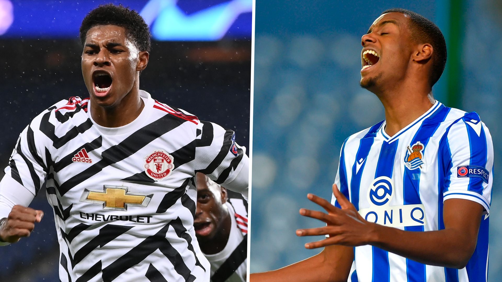 Rashford Isak Real Sociedad Manchester United