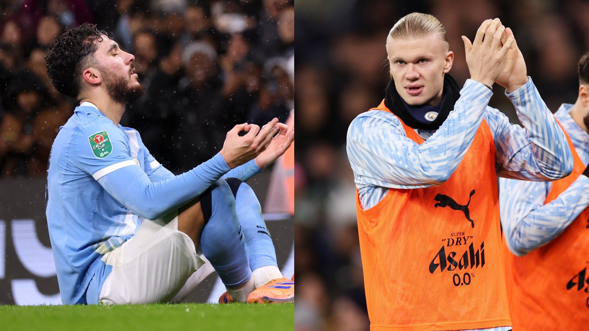 Cherki Haaland Man City GFX