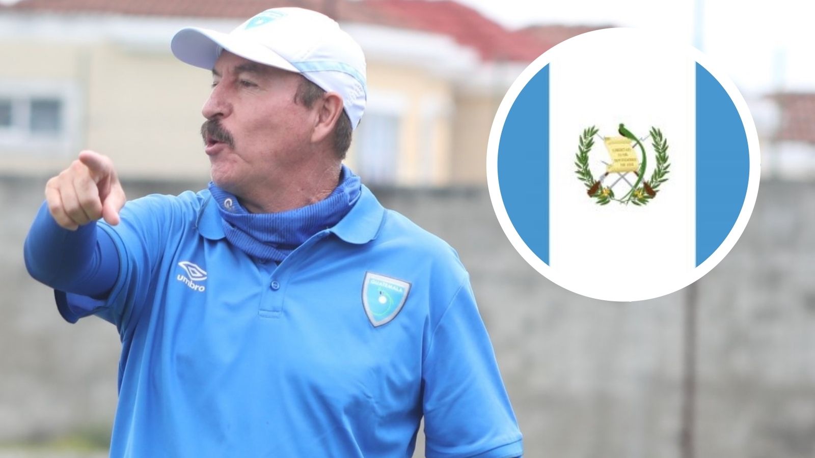 Rafael Loredo en un entrenamiento con la guatemala