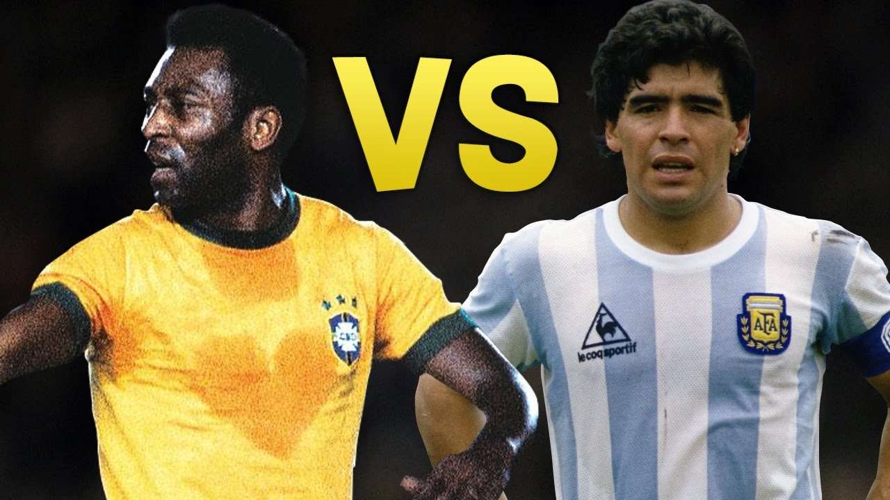 Diego Maradona Pele GFX