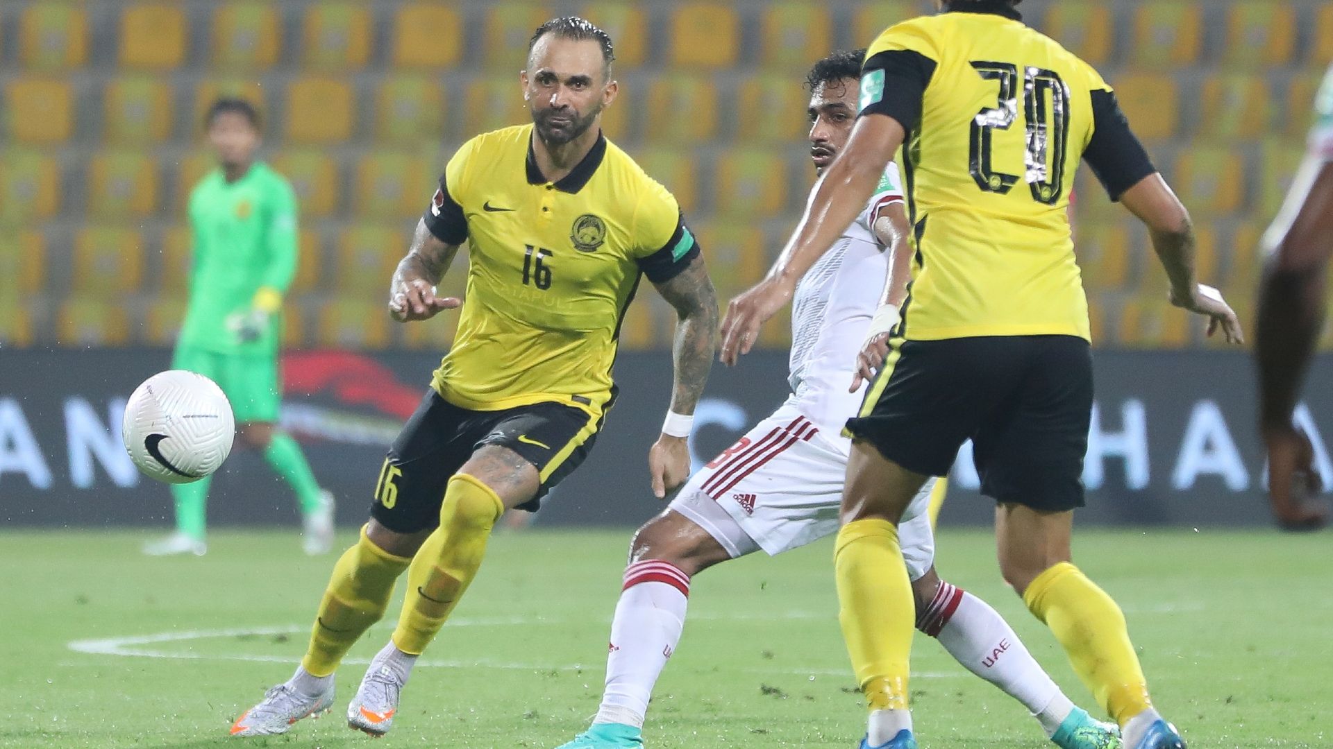 Guilherme de Paula, UAE v Malaysia, World Cup qualifier, 4 Jun 2021