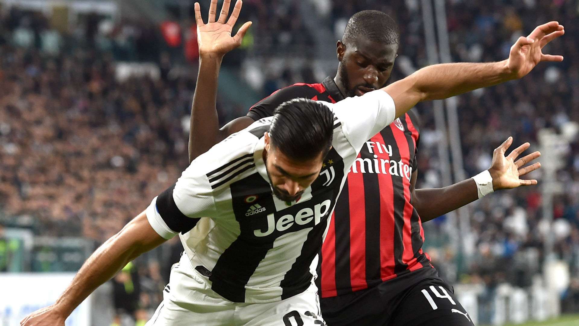 Bakayoko Emre Can Juventus Milan Serie A